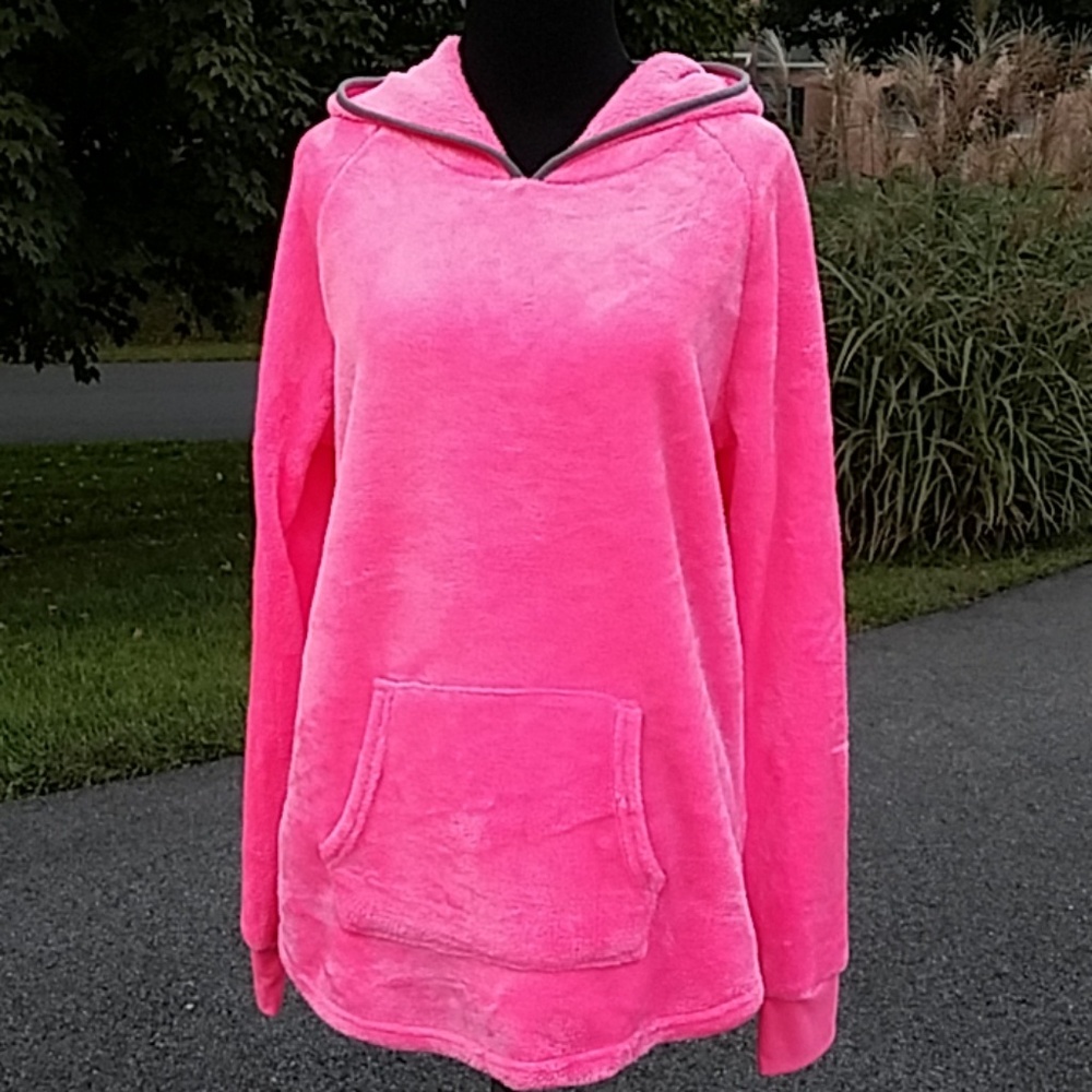 Pink Long Sleeve Ladies Hoodie
